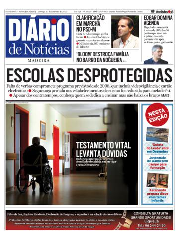 Edição do dia 30 Setembro 2012 da pubicação Diário de Notícias