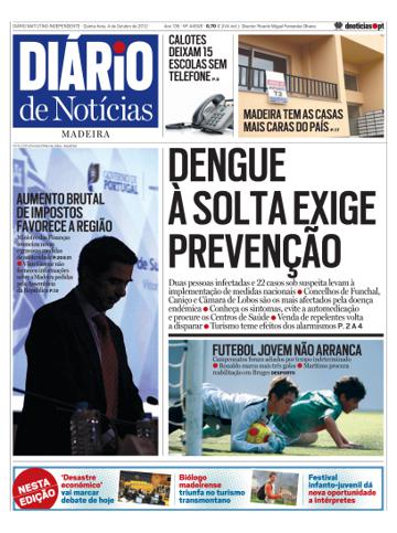 Edição do dia 4 Outubro 2012 da pubicação Diário de Notícias