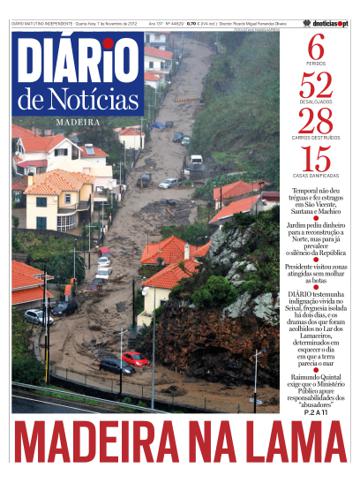 Edição do dia 7 Novembro 2012 da pubicação Diário de Notícias