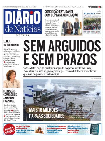 Edição do dia 9 Março 2013 da pubicação Diário de Notícias