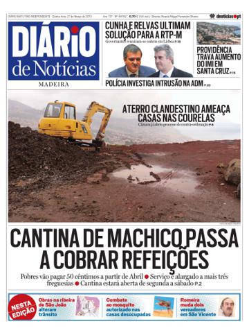 Edição do dia 21 Março 2013 da pubicação Diário de Notícias