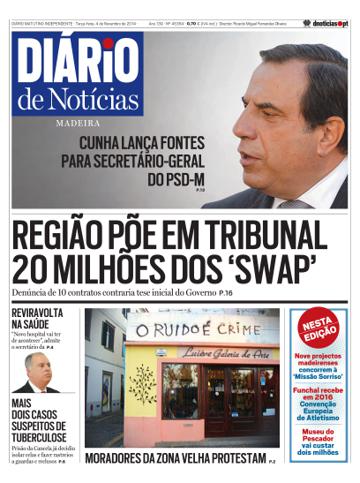 Edição do dia 4 Novembro 2014 da pubicação Diário de Notícias