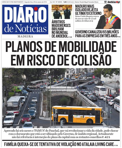 Edição do dia 28 Janeiro 2019 da pubicação Diário de Notícias