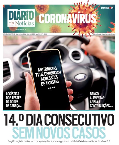 Edição do dia 20 Maio 2020 da pubicação DIÁRIO do Coronavírus