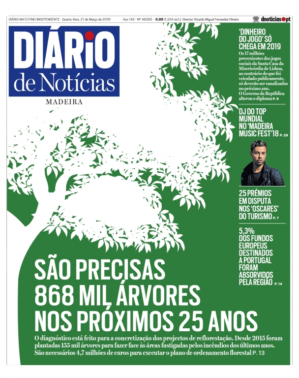 Edição do dia 21 Março 2018 da pubicação Diário de Notícias