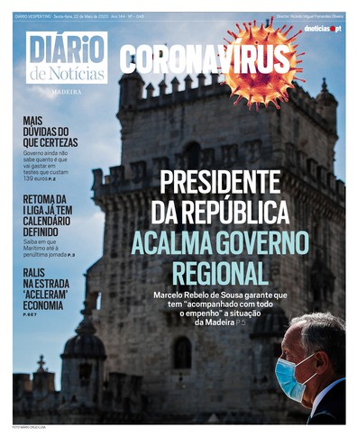 Edição do dia 22 Maio 2020 da pubicação DIÁRIO do Coronavírus