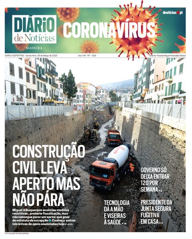 Edição do dia 26 Março 2020 da pubicação DIÁRIO do Coronavírus