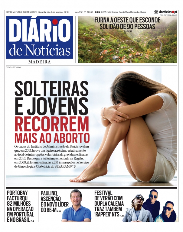 Edição do dia 5 Março 2018 da pubicação Diário de Notícias