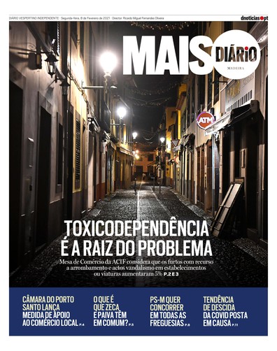 Edição do dia 8 Fevereiro 2021 da pubicação MAIS Diário