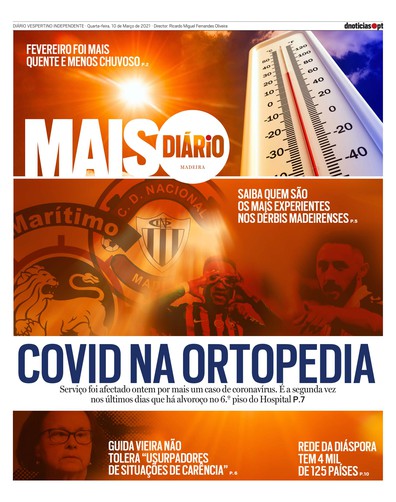 Edição do dia 10 Março 2021 da pubicação MAIS Diário