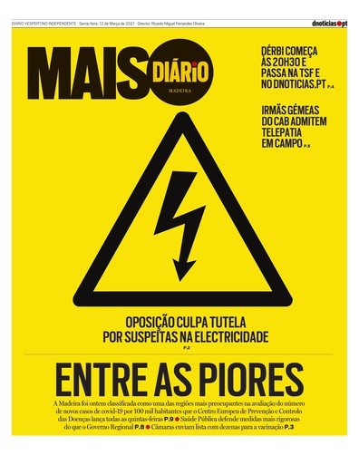 Edição do dia 12 Março 2021 da pubicação MAIS Diário
