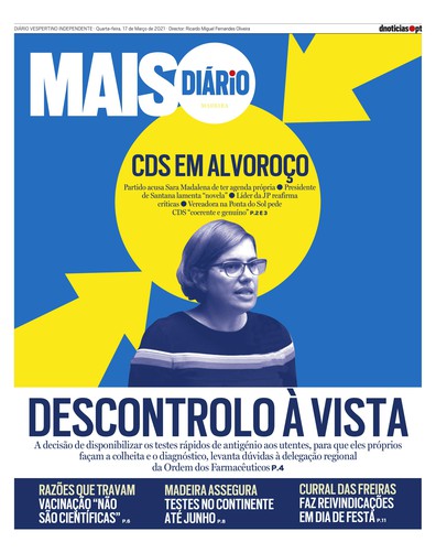 Edição do dia 17 Março 2021 da pubicação MAIS Diário