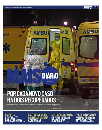 Edição do dia 24 Março 2021 da pubicação MAIS Diário