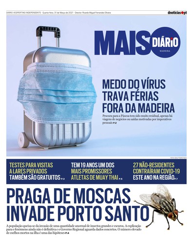Edição do dia 31 Março 2021 da pubicação MAIS Diário