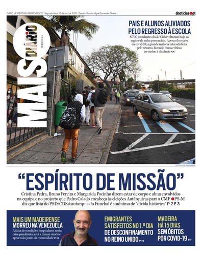 Edição do dia 12 Abril 2021 da pubicação MAIS Diário