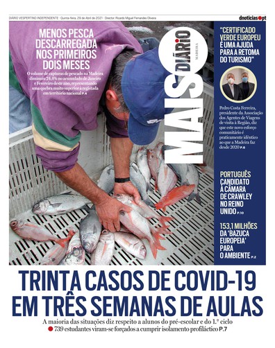 Edição do dia 29 Abril 2021 da pubicação MAIS Diário