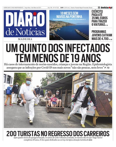 Edição do dia 4 Maio 2021 da pubicação Diário de Notícias