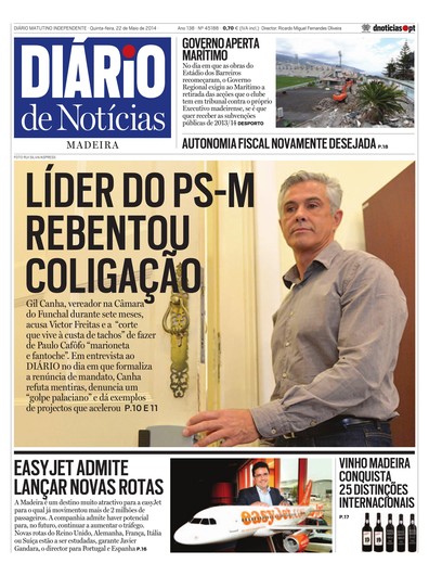 Edição do dia 22 Maio 2014 da pubicação Diário de Notícias