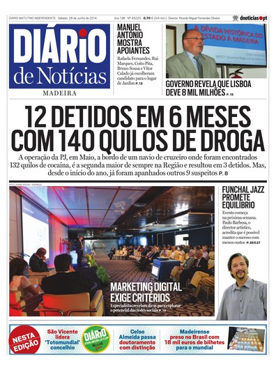 Edição do dia 28 Junho 2014 da pubicação Diário de Notícias