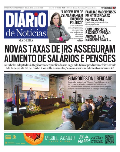 Edição do dia 28 Janeiro 2023 da pubicação Diário de Notícias