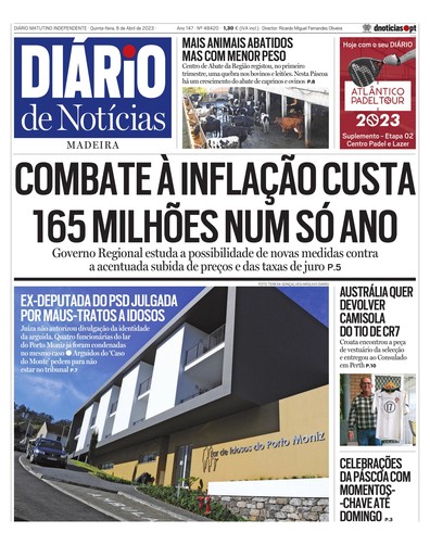 Edição do dia 6 Abril 2023 da pubicação Diário de Notícias