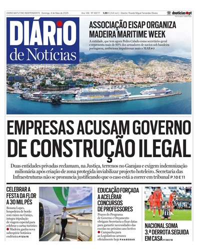 Edição do dia 4 Maio 2025 da pubicação Diário de Notícias