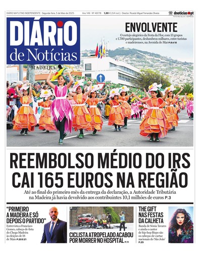 Edição do dia 5 Maio 2025 da pubicação Diário de Notícias