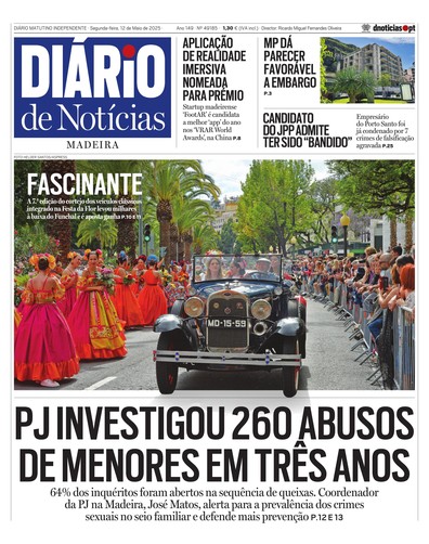 Edição do dia 12 Maio 2025 da pubicação Diário de Notícias