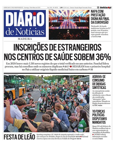 Edição do dia 18 Maio 2025 da pubicação Diário de Notícias