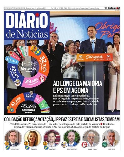 Edição do dia 19 Maio 2025 da pubicação Diário de Notícias