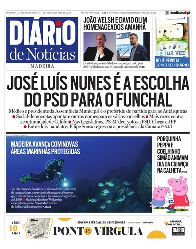 Edição do dia 20 Maio 2025 da pubicação Diário de Notícias