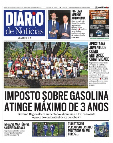 Edição do dia 22 Maio 2025 da pubicação Diário de Notícias