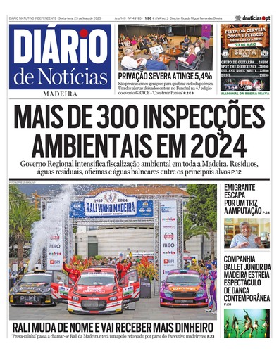 Edição do dia 23 Maio 2025 da pubicação Diário de Notícias