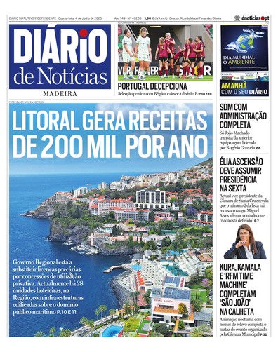 Edição do dia 4 Junho 2025 da pubicação Diário de Notícias