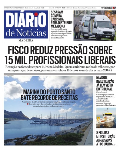 Edição do dia 13 Junho 2025 da pubicação Diário de Notícias
