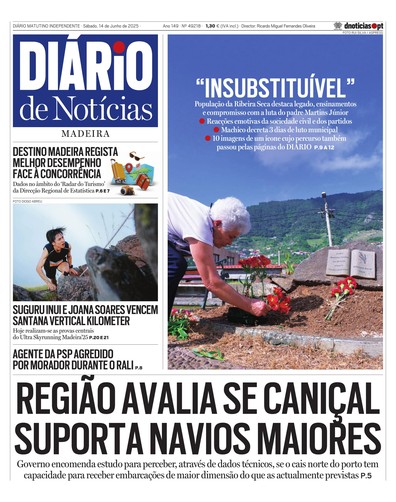 Edição do dia 14 Junho 2025 da pubicação Diário de Notícias