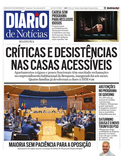 Edição do dia 17 Junho 2025 da pubicação Diário de Notícias