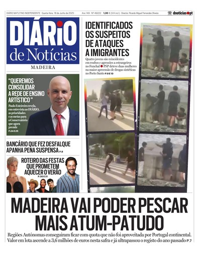 Edição do dia 18 Junho 2025 da pubicação Diário de Notícias