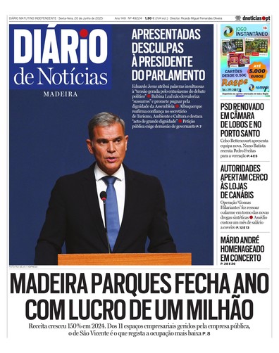 Edição do dia 20 Junho 2025 da pubicação Diário de Notícias