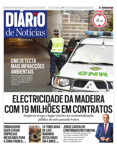 Edição do dia 30 Junho 2025 da pubicação Diário de Notícias