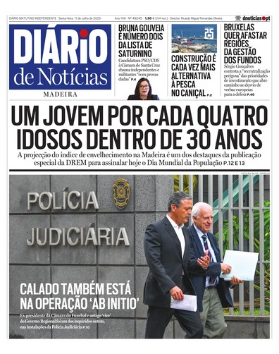 Edição do dia 11 Julho 2025 da pubicação Diário de Notícias