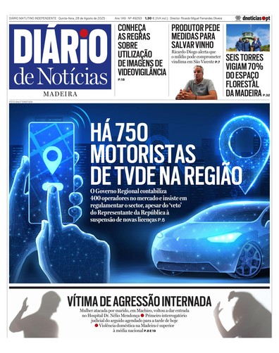 Edição do dia 28 Agosto 2025 da pubicação Diário de Notícias