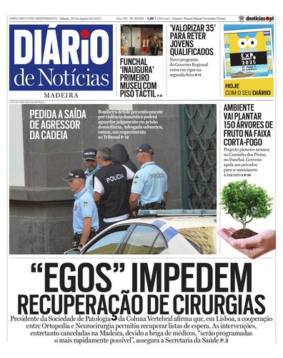 Edição do dia 30 Agosto 2025 da pubicação Diário de Notícias
