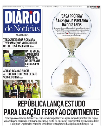 Edição do dia 21 Outubro 2025 da pubicação Diário de Notícias