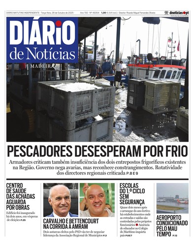 Edição do dia 28 Outubro 2025 da pubicação Diário de Notícias