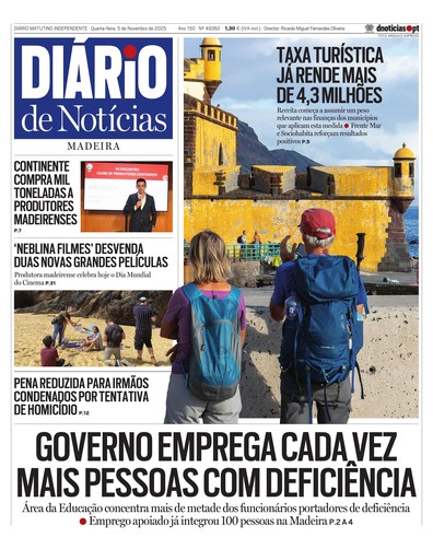 Edição do dia 5 Novembro 2025 da pubicação Diário de Notícias
