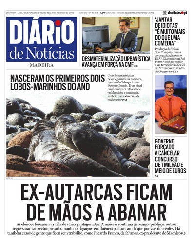 Edição do dia 6 Novembro 2025 da pubicação Diário de Notícias