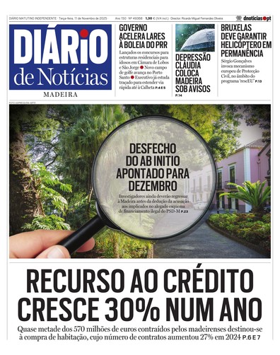 Edição do dia 11 Novembro 2025 da pubicação Diário de Notícias