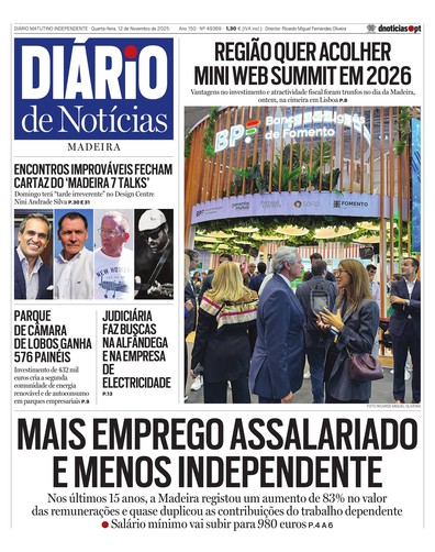 Edição do dia 12 Novembro 2025 da pubicação Diário de Notícias