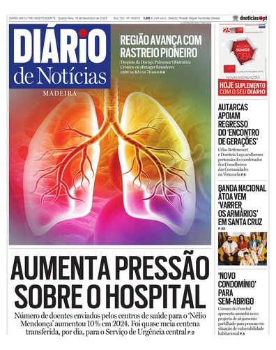Edição do dia 19 Novembro 2025 da pubicação Diário de Notícias